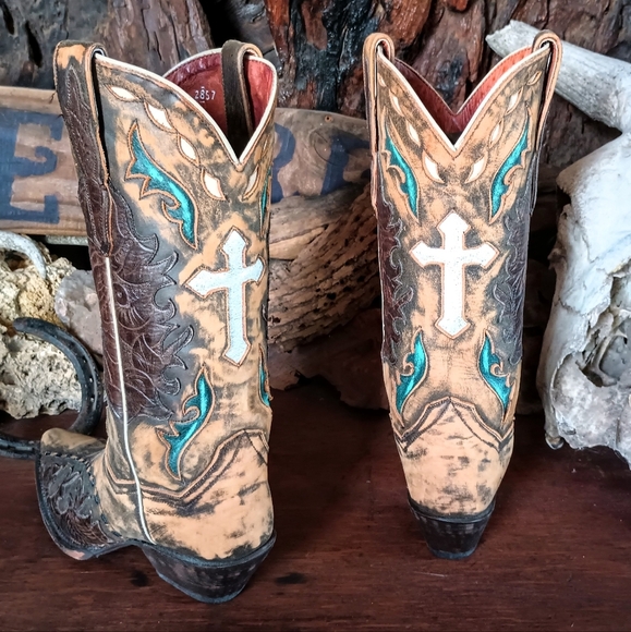 Dan Post lady "anthem" western boots 6.5M - Picture 8 of 9